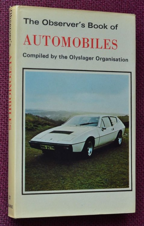 THE OBSERVER'S BOOK OF AUTOMOBILES [1975]