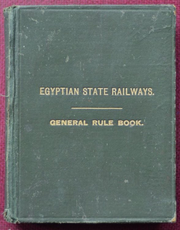 Egyptian State Railways : General Rule Book
