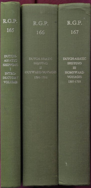 Dutch-Asiatic shipping in the 17th and 18th centuries (3 volume set)