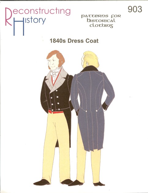 RH903: MEN'S 1840S DRESS COAT