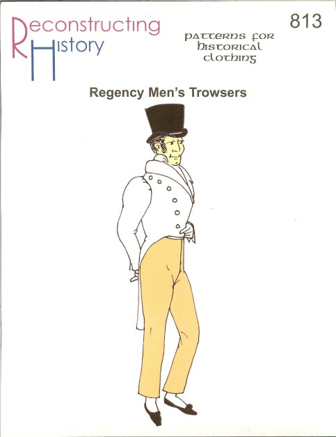 RH813: REGENCY MEN'S TROWSERS (1790S - 1810S)