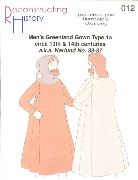 RH012: MEN'S GREENLAND GOWN TYPE 1A: CIRCA 13TH AND 14TH CENTURIES (NORLUND NO.33-37)