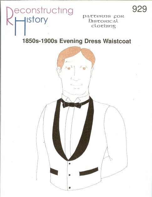 RH929: 1850S-1900S EVENING DRESS WAISTCOAT