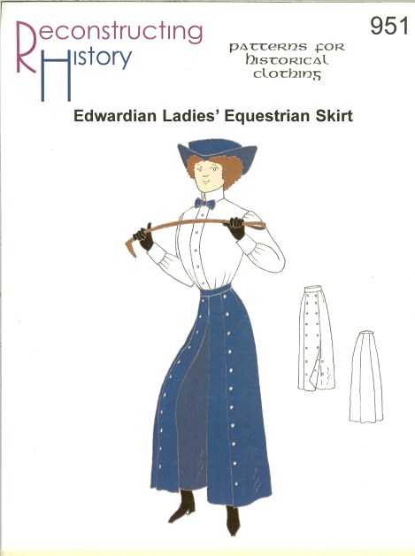 RH951: EDWARDIAN LADIES' EQUESTRIAN SKIRT
