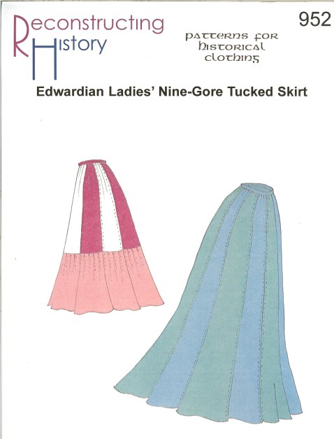 RH952: EDWARDIAN LADIES' NINE-GORE TUCKED SKIRT
