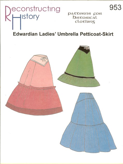 RH953: EDWARDIAN LADIES' UMBRELLA PETTICOAT SKIRT