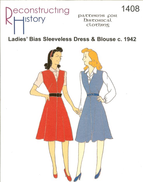 RH1408: LADIES' BIAS SLEEVELESS DRESS AND BLOUSE CIRCA 1942