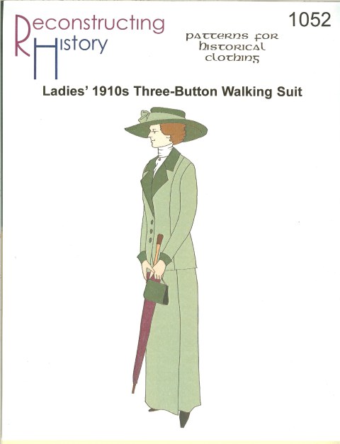 RH1052: LADIES' 1910S THREE-BUTTON WALKING SUIT