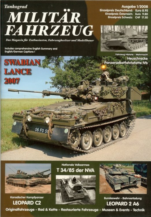 TANKOGRAD MILITARFAHRZEUG 1/2008