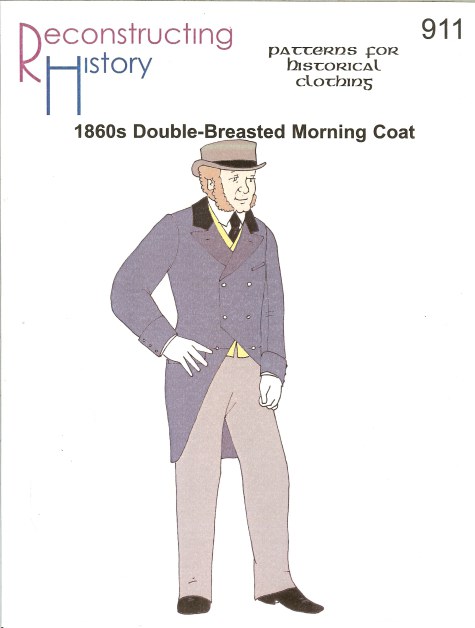 RH911: MEN'S 1860S DOUBLE-BREASTED MORNING COAT