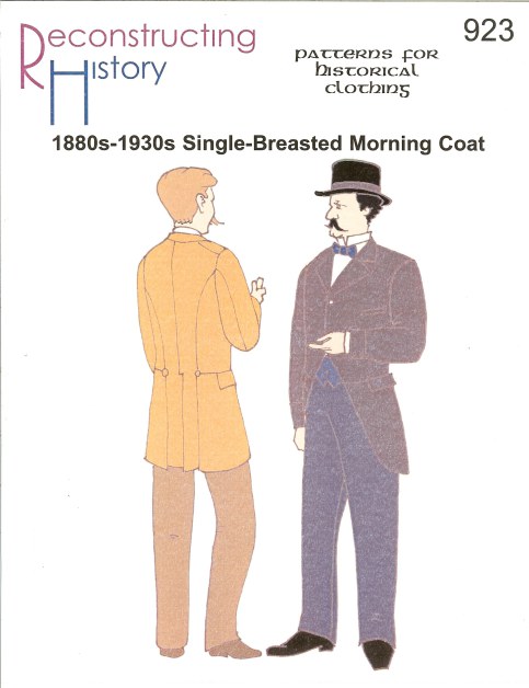 RH923: MEN'S 1880S-1930S SINGLE-BREASTED MORNING COAT