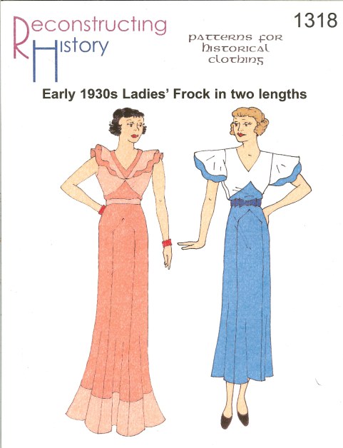 RH1318: EARLY LADIES' FROCK IN TWO LENGTHS