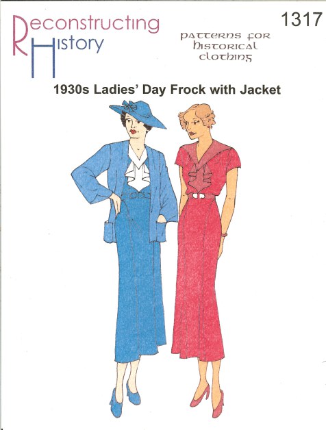 RH1317: 1930S LADIES' DAY FROCK WITH JACKET