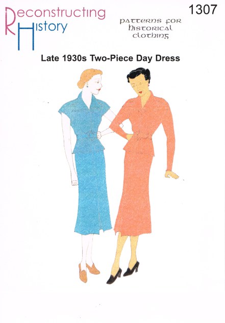 RH1307: LATE 1930S TWO-PIECE DAY DRESS