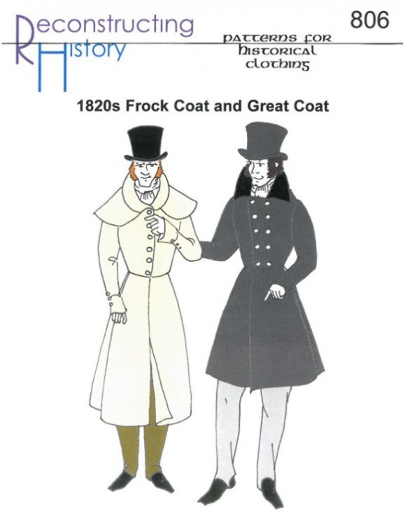 RH806: 1820S FROCK COAT OR GREAT COAT