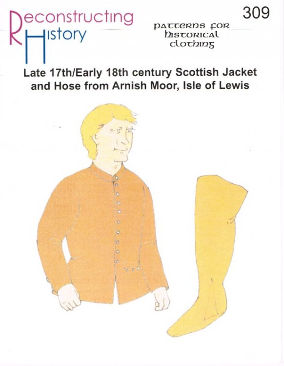 RH309: LATE 17TH/EARLY 18TH CENTURY SCOTTISH JACKET AND HOSE FROM ARNISH MOR, ISLE OF LEWIS