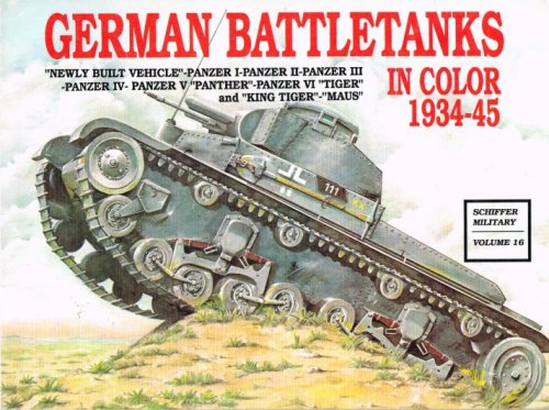 GERMAN BATTLETANKS IN COLOR 1934-45