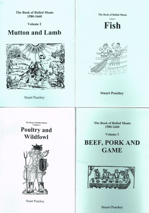 THE BOOK OF BOILED MEATS 1580-1660 (FOUR VOLUME SET)
