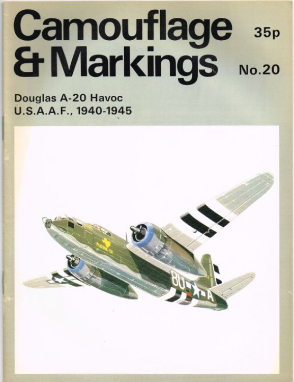 CAMOUFLAGE & MARKINGS NO.20 : DOUGLAS A-20 HAVOC USAAF, 1940-1945