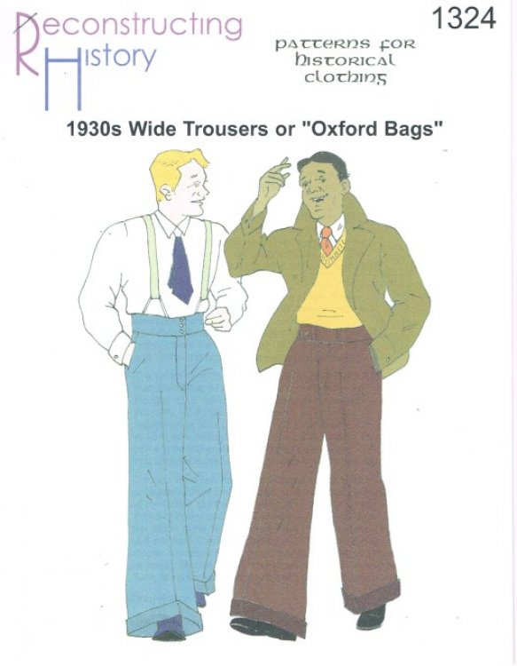 RH1324: 1930S WIDE TROUSERS OR OXFORD BAGS