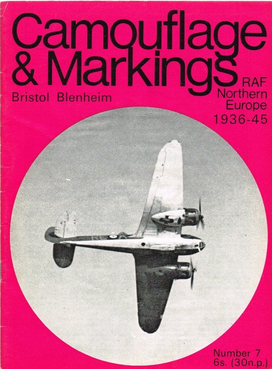 CAMOUFLAGE & MARKINGS RAF NORTHERN EUROPE 1936-45 NO.7 : FIGHTER COMMAND BLENHEIMS
