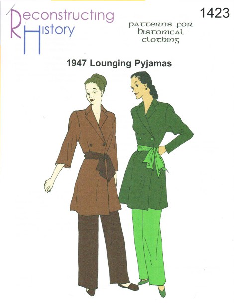 RH1423: LADIES' LOUNGING PYJAMAS CIRCA 1947