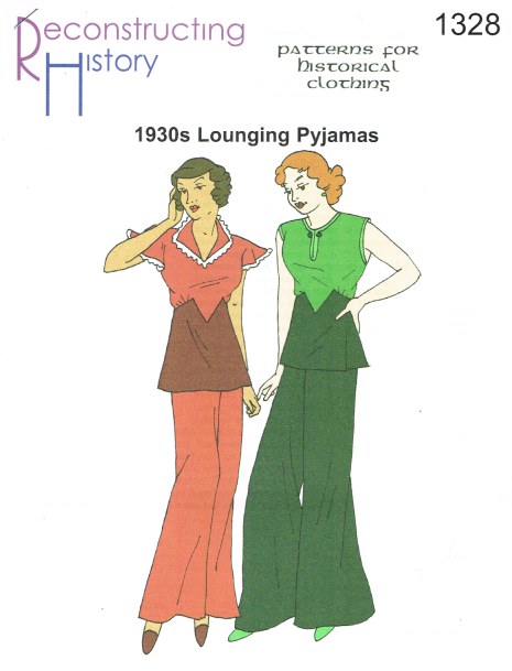 RH1328: LADIES' LOUNGING PYJAMAS FROM THE EARLY 1930S