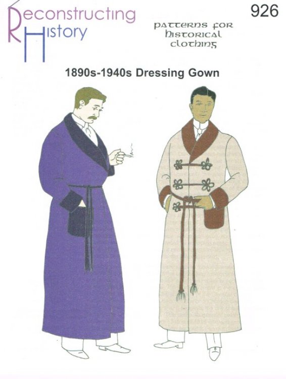 RH926: 1890S-1950S DRESSING GOWN