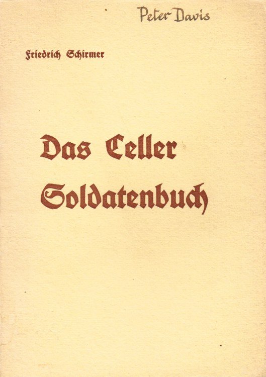 DAS CELLER SOLDATENBUCH (GERMAN TEXT)