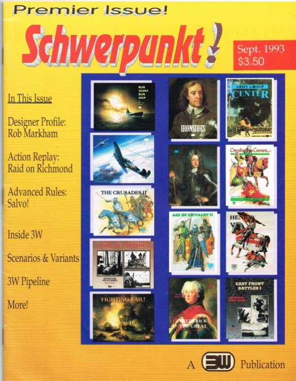 SCHWERPUNKT SEPT. 1993 PREMIER ISSUE