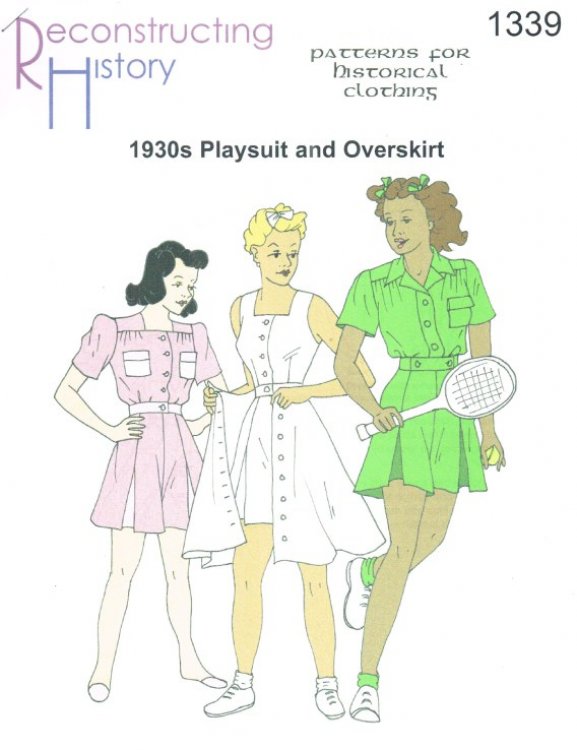 RH1339: 1930S PLAYSUIT AND OVERSKIRT