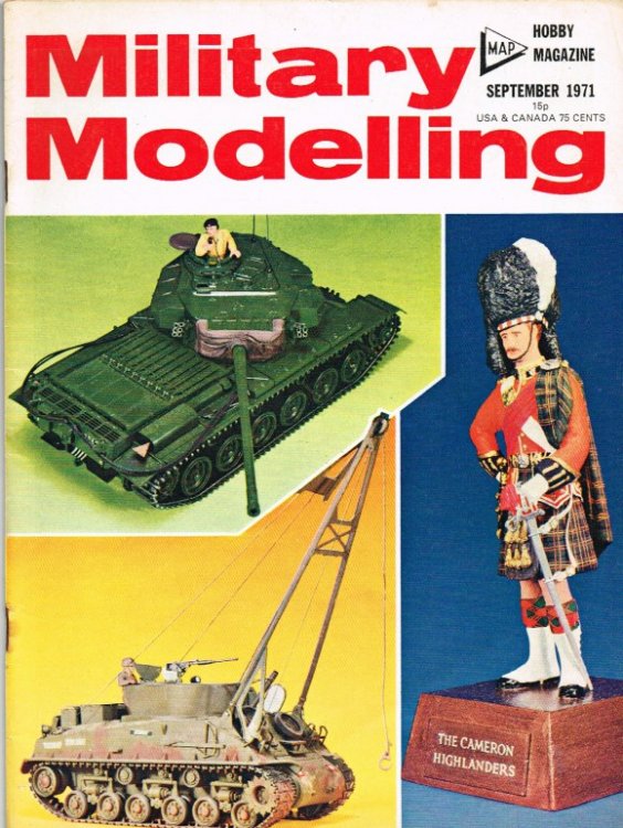 MILITARY MODELLING VOLUME 1: ISSUE NO.9: SEPTEMBER 1971