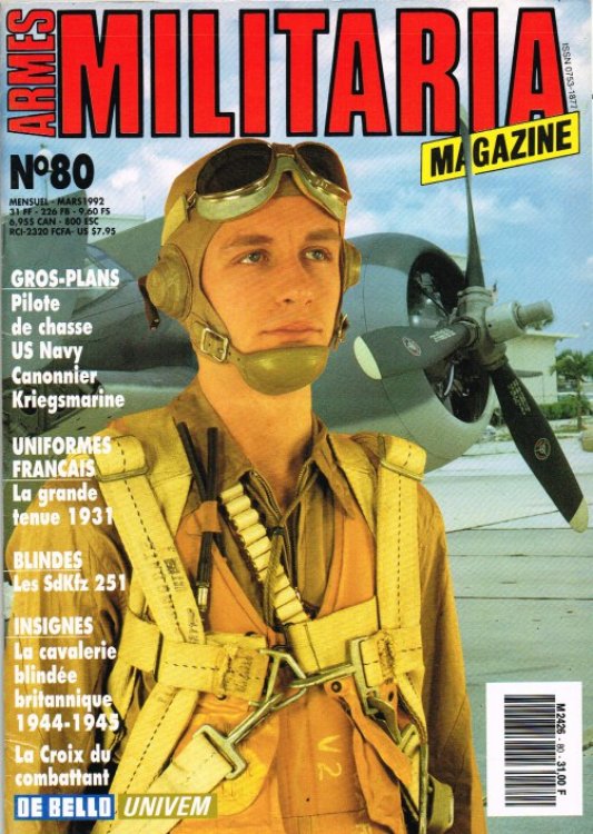 ARMES MILITARIA MAGAZINE NO. 80 (FRENCH TEXT)