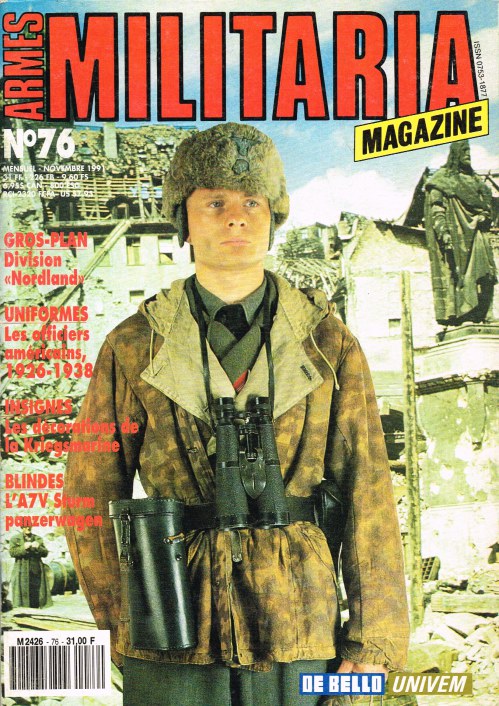 ARMES MILITARIA MAGAZINE NO. 76 (FRENCH TEXT)