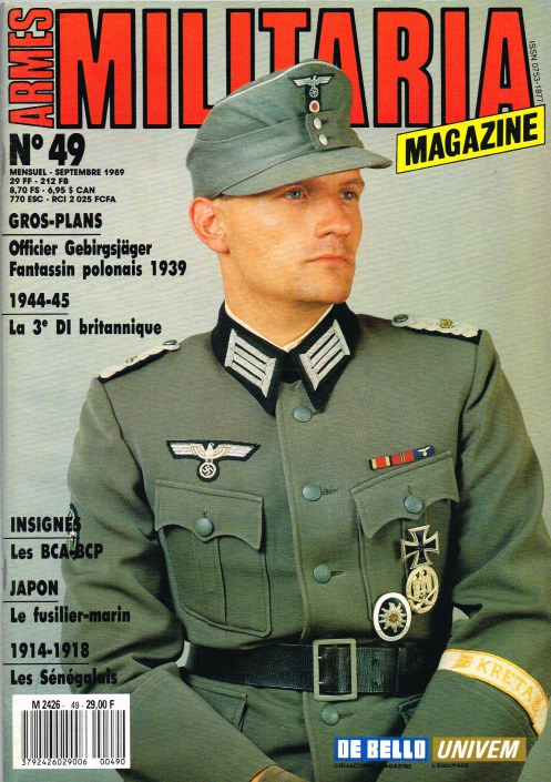 ARMES MILITARIA MAGAZINE NO. 49 (FRENCH TEXT)