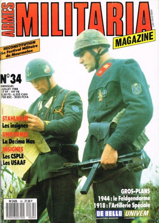 ARMES MILITARIA MAGAZINE NO. 34 (FRENCH TEXT)