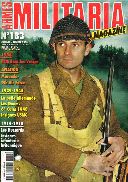 ARMES MILITARIA MAGAZINE NO. 183 (FRENCH TEXT)