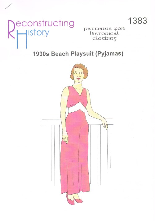 RH1383: 1930S BEACH PLAYSUIT (PYJAMAS)