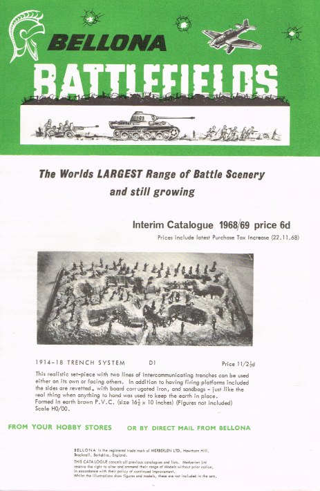 BELLONA BATTLEFIELDS INTERIM CATALOGUE 1968/69
