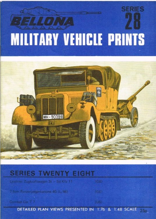 BELLONA MILITARY VEHICLE PRINTS: SERIES TWENTY EIGHT