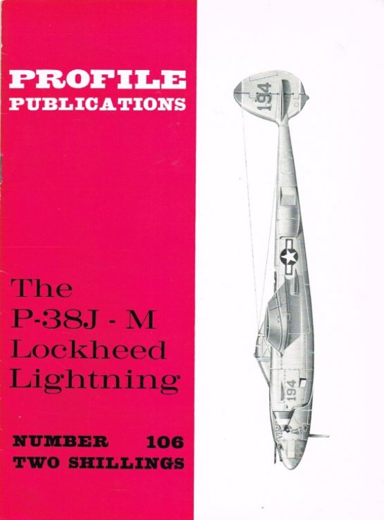 PROFILE PUBLICATIONS NUMBER 106: THE P-38J - M LOCKHEED LIGHTNING