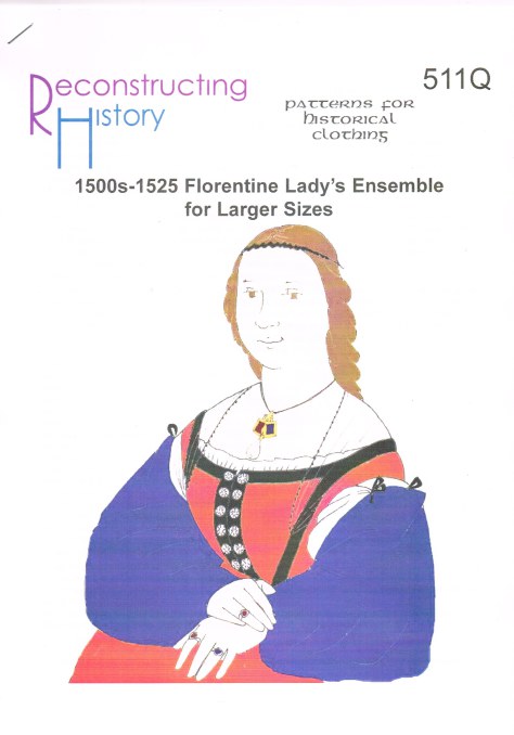 RH511Q: 1500S-1525 FLORENTINE LADY'S ENSEMBLE FOR LARGER SIZES