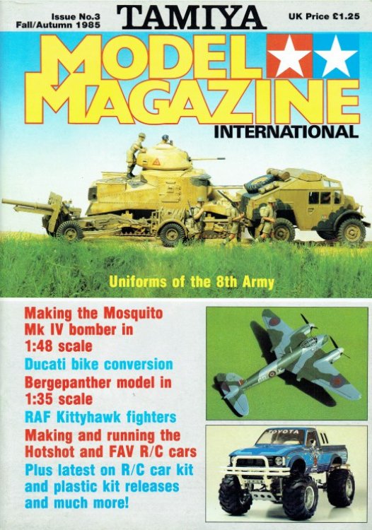 TAMIYA MODEL MAGAZINE : ISSUE NO.3 FALL/AUTUMN 1985
