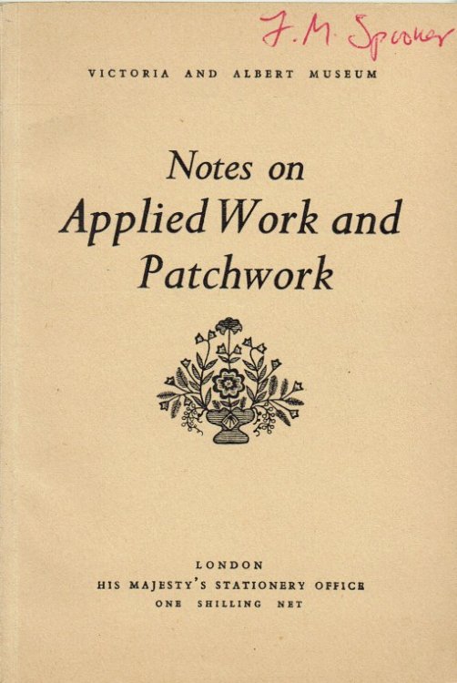 NOTES ON APPLIED WORK AND PATCHWORK