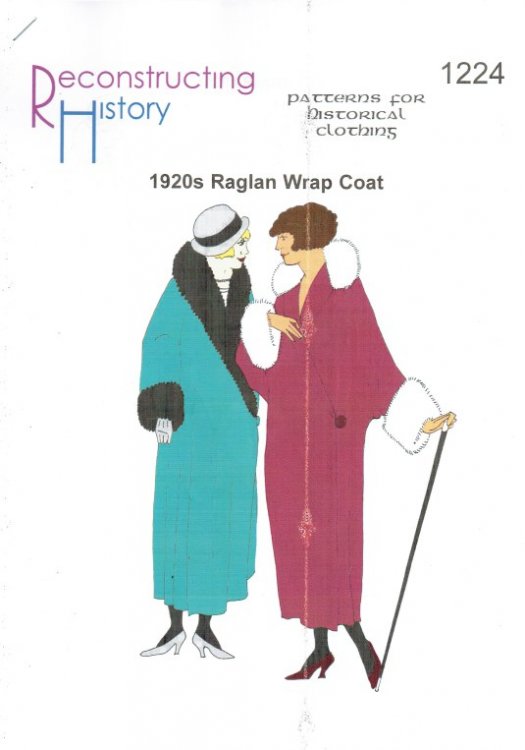 RH1224: 1920S RAGLAN WRAP COAT
