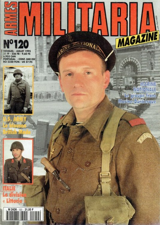 ARMES MILITARIA MAGAZINE NO. 120 (FRENCH TEXT)