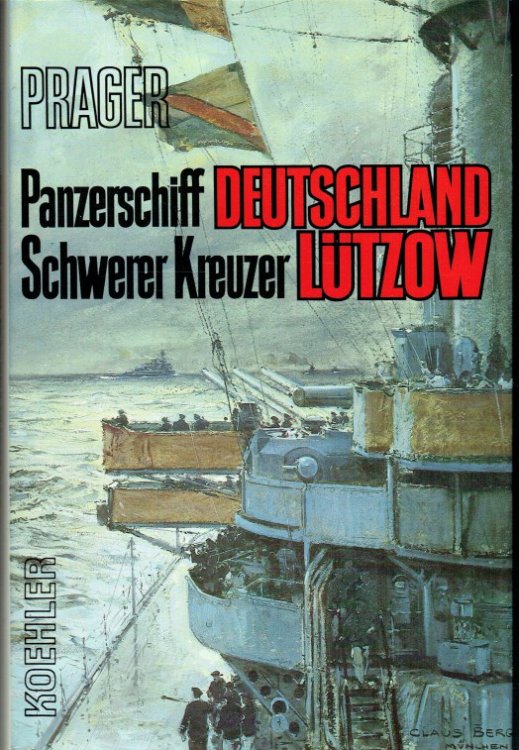 PANZERSCHIFF DEUTSCHLAND SCHWERER KREUZER LUTZOW (GERMAN TEXT)
