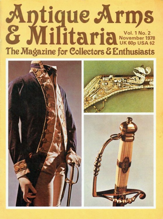 ANTIQUE ARMS & MILITARIA VOL.1 NO.2 NOVEMBER 1978