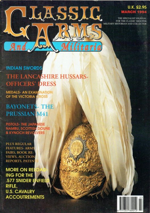 CLASSIC ARMS AND MILITARIA VOL.1 / NO.3 MARCH 1994