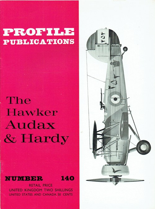 PROFILE PUBLICATIONS NUMBER 140: THE HAWKER AUDAX & HARDY